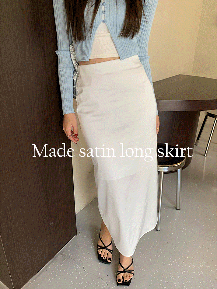 [비겐트 made] 메이 히든 밴딩 롱슬릿 스커트 -2color (24시간 10% sale)