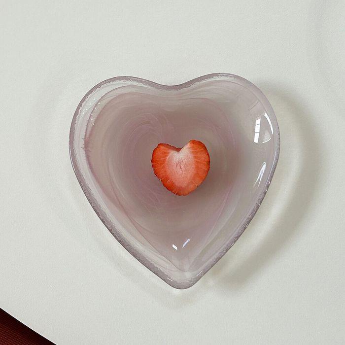 [햄느홈PICK] 알라바스터 하트접시 14cm 핑크