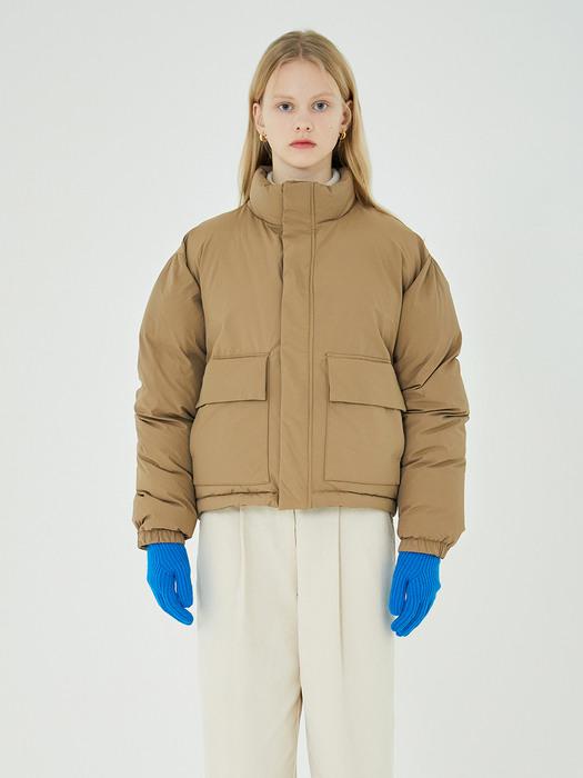 MARITHE PUFFER JACKET camel