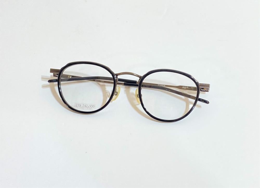 999.9 포나인즈 M-43 9003 블랙 앤틱골드 포나인안경
