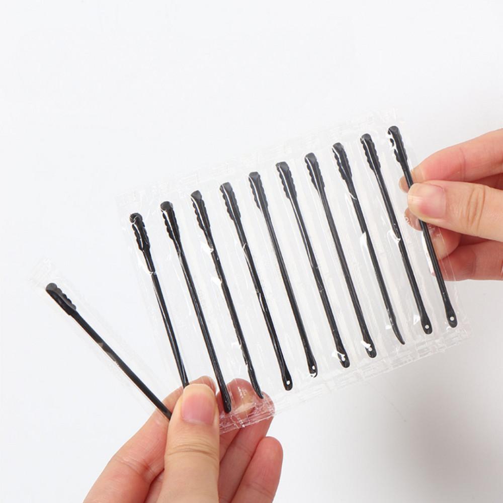 블랙 피지면봉 압출 면봉 개별포장 10P