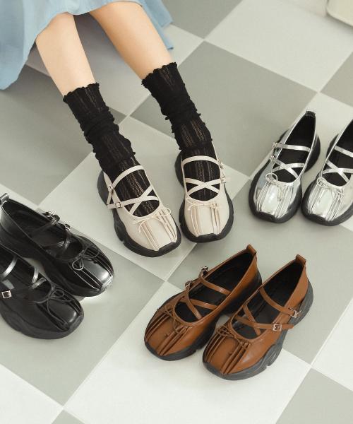 ljh7026 Platform ribbon maryjane _ 2colors