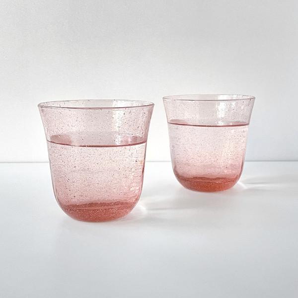 [HANDCRAFTED] Rose Bubble Water Glass