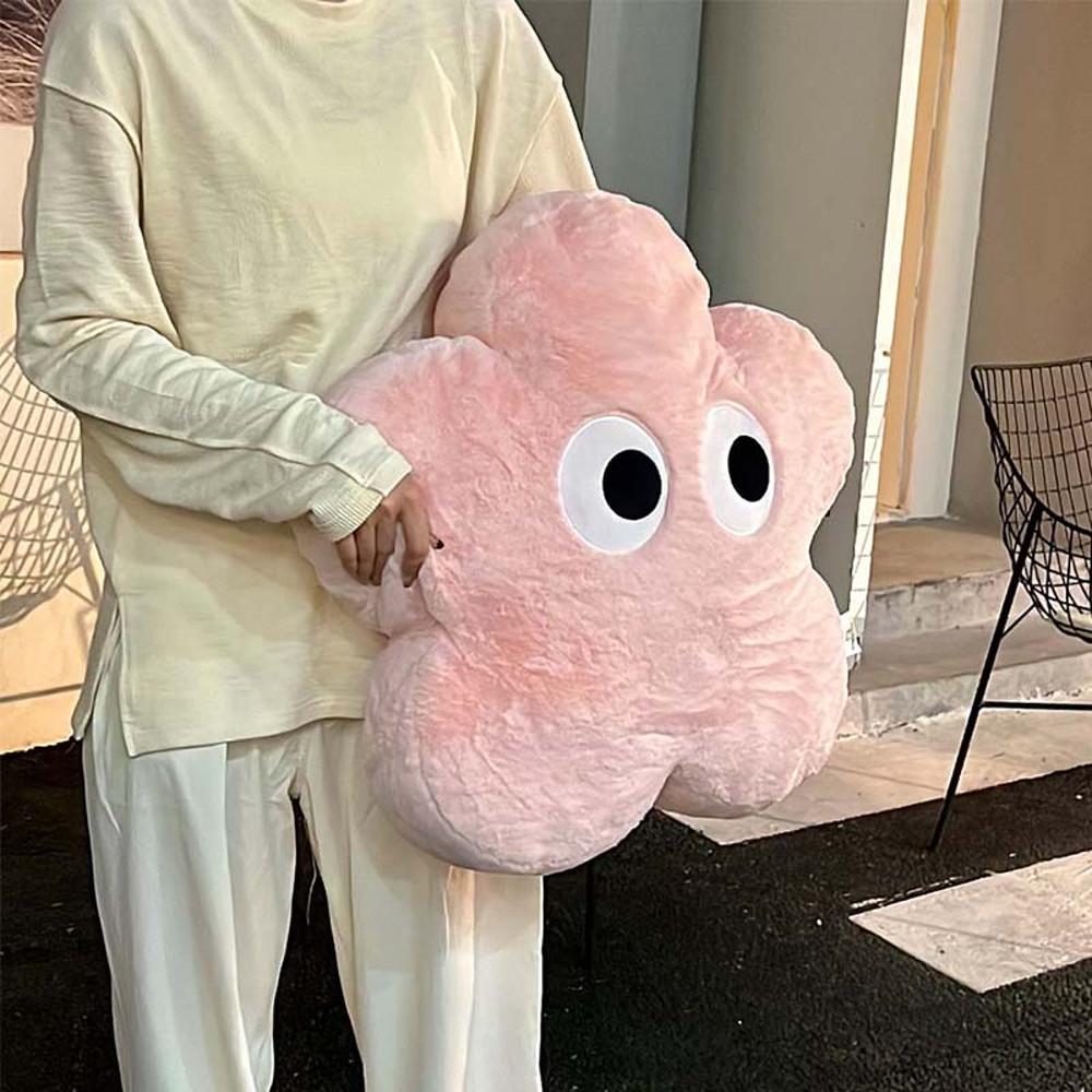 윌비 WillB 핑크 플라워 인테리어 대형 포인트 쿠션