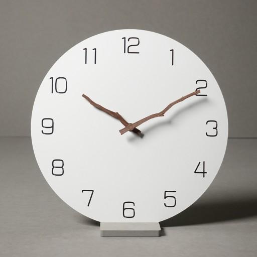 나뭇가지 무소음 벽시계