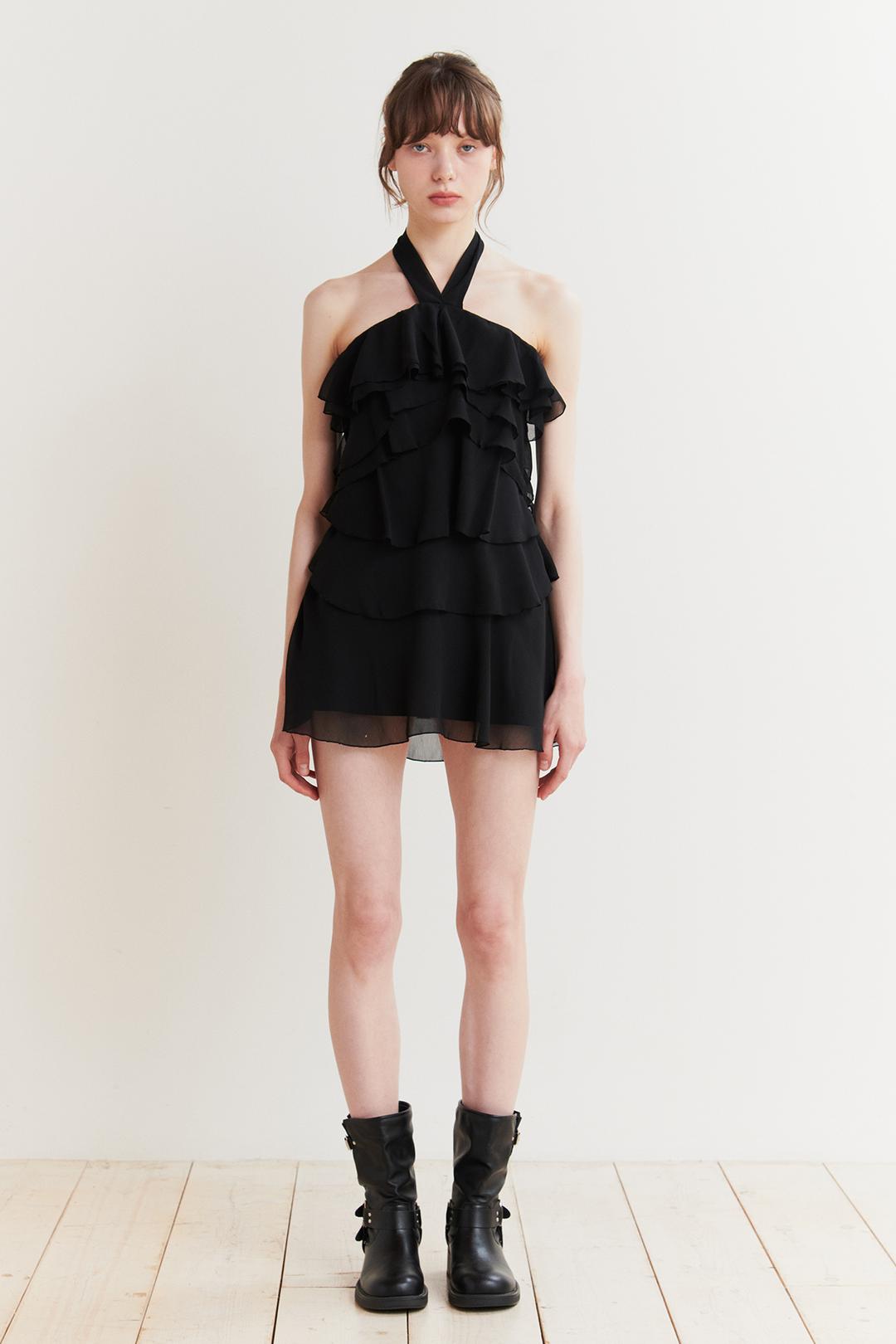 BALLON DRESS black