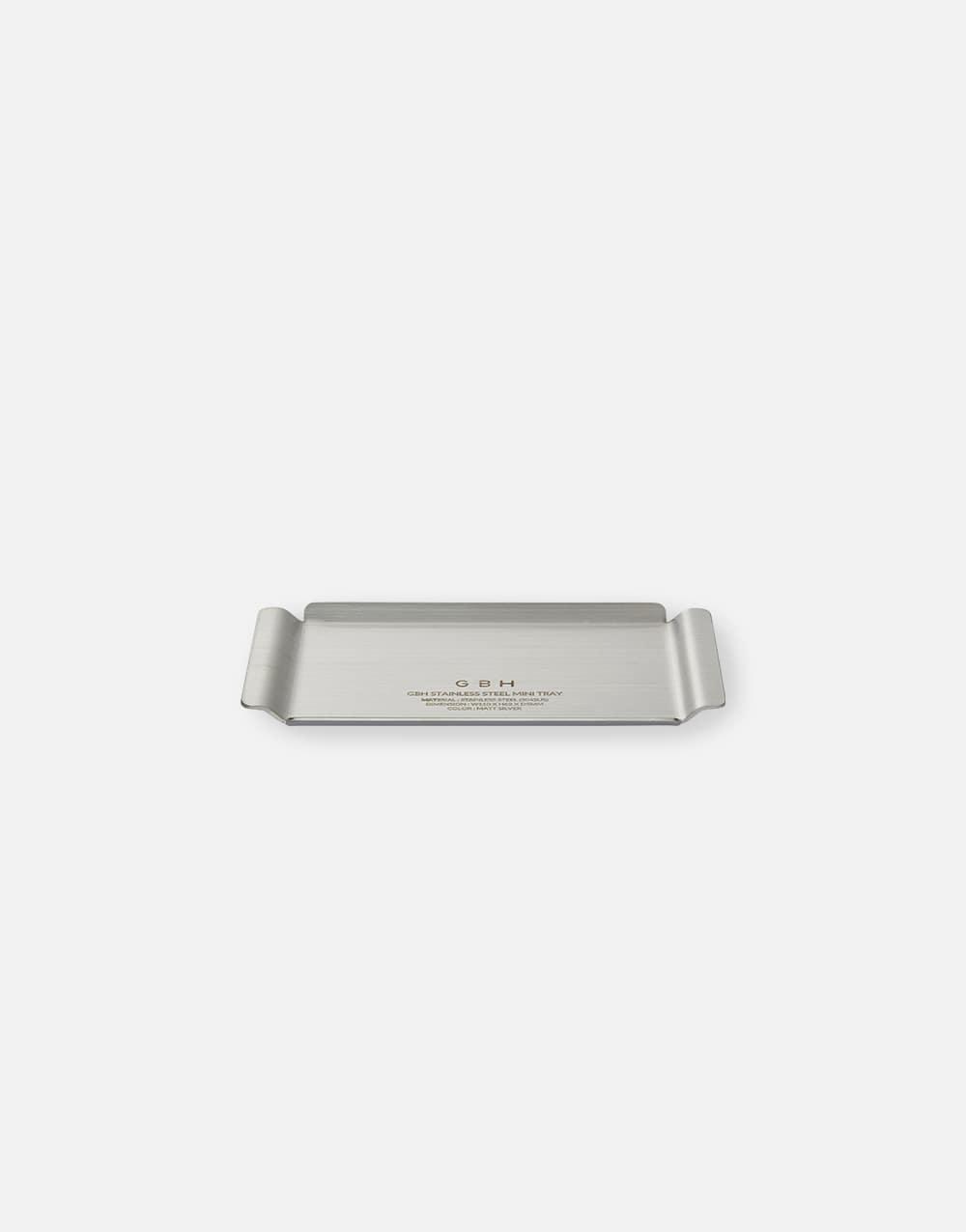 STAINLESS STEEL MINI TRAY MEDIUM