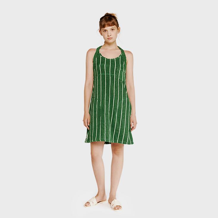 테리 드레스 Terry Dress Green Pin