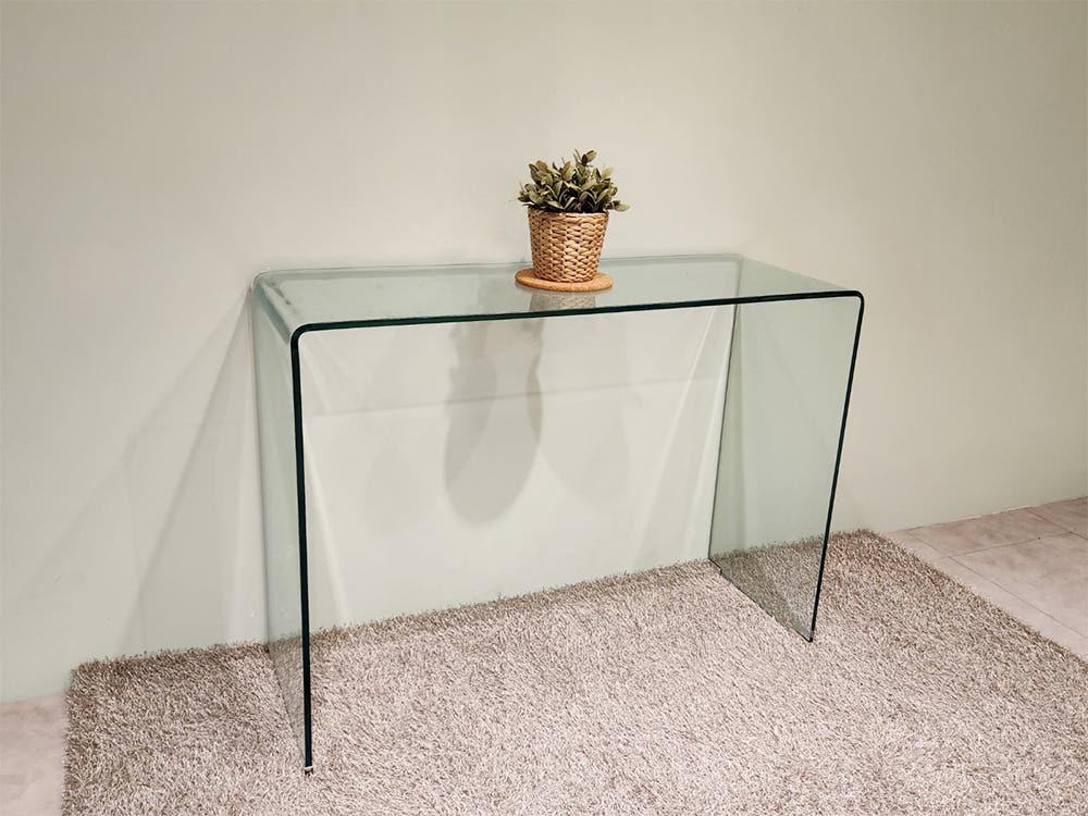 [930퍼니처] 오페라 콘솔테이블 카페 인테리어 강화유리 선반 MPL