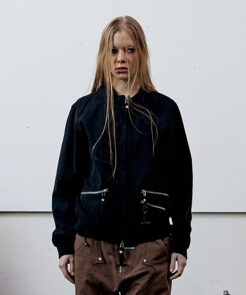 DYED TANKER JACKET BLACK