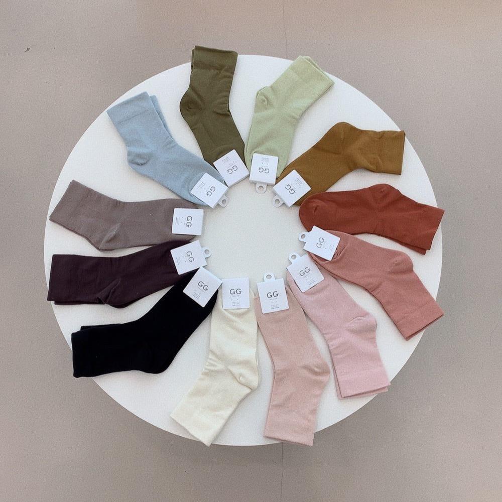 [롤삭스] 1+1무압박양말 12color 발목조임없는 양말 임산부 부종방지양말