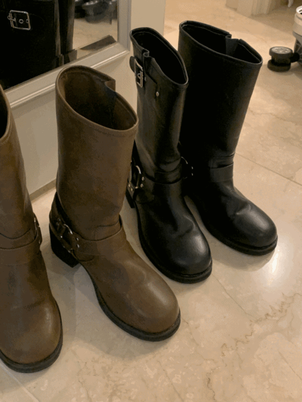 버클미들부츠 (2color)