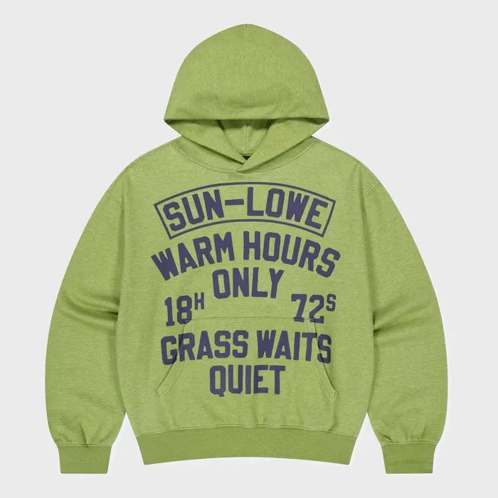 Field Hoodie Heather Lime