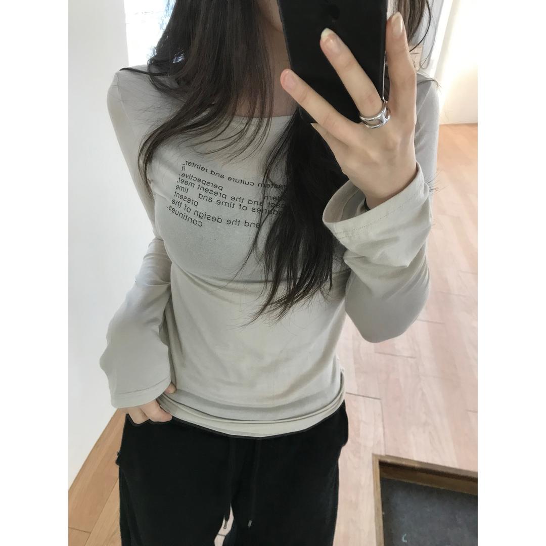 127룸 lettering tee