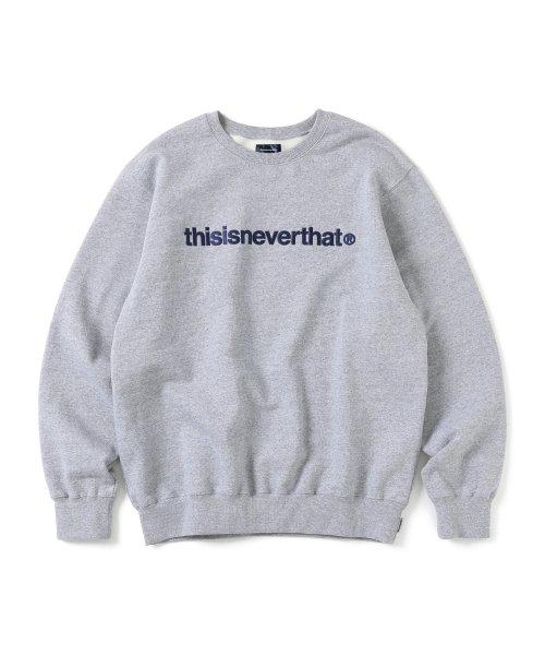 T-Logo Crewneck Heather Grey