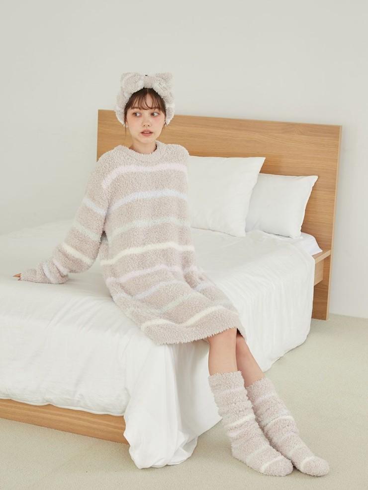 젤라또 컬러풀 보더 원피스
