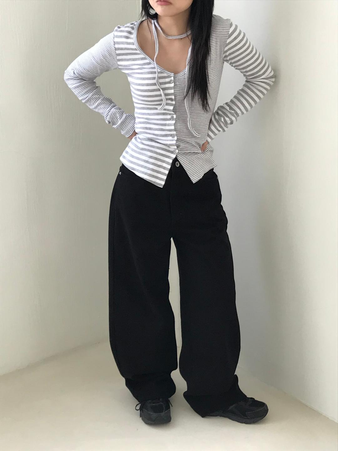 BLACK COTTON PT (3 SIZES)