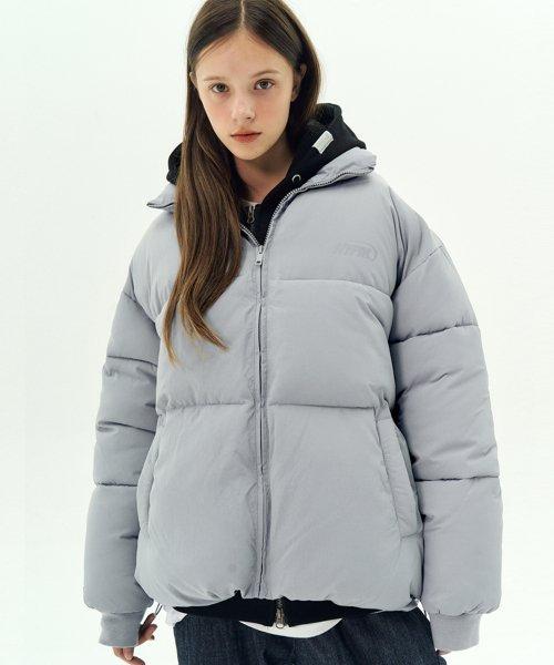 NYPM 푸퍼 숏패딩 자켓 그레이