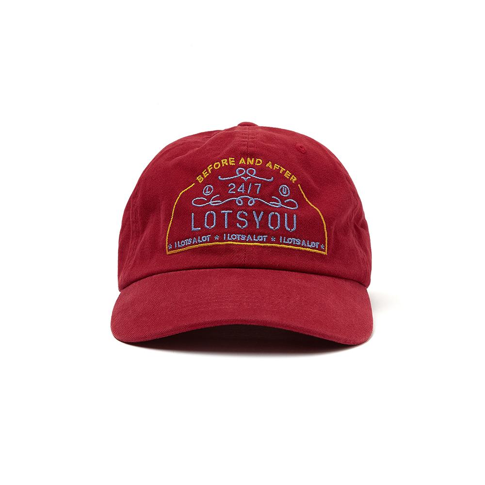 lotsyou_Old Money Classic Ballcap Red