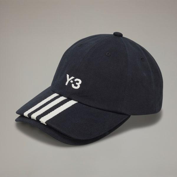 Y-3 스트라이프 캡