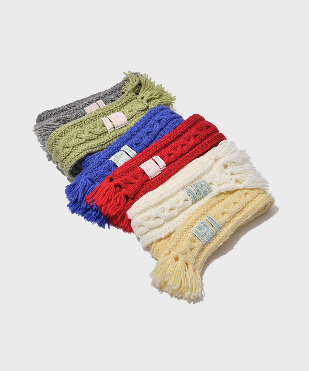 [NEW 10%] TASSLE KNIT MUFFLER - 6 colors