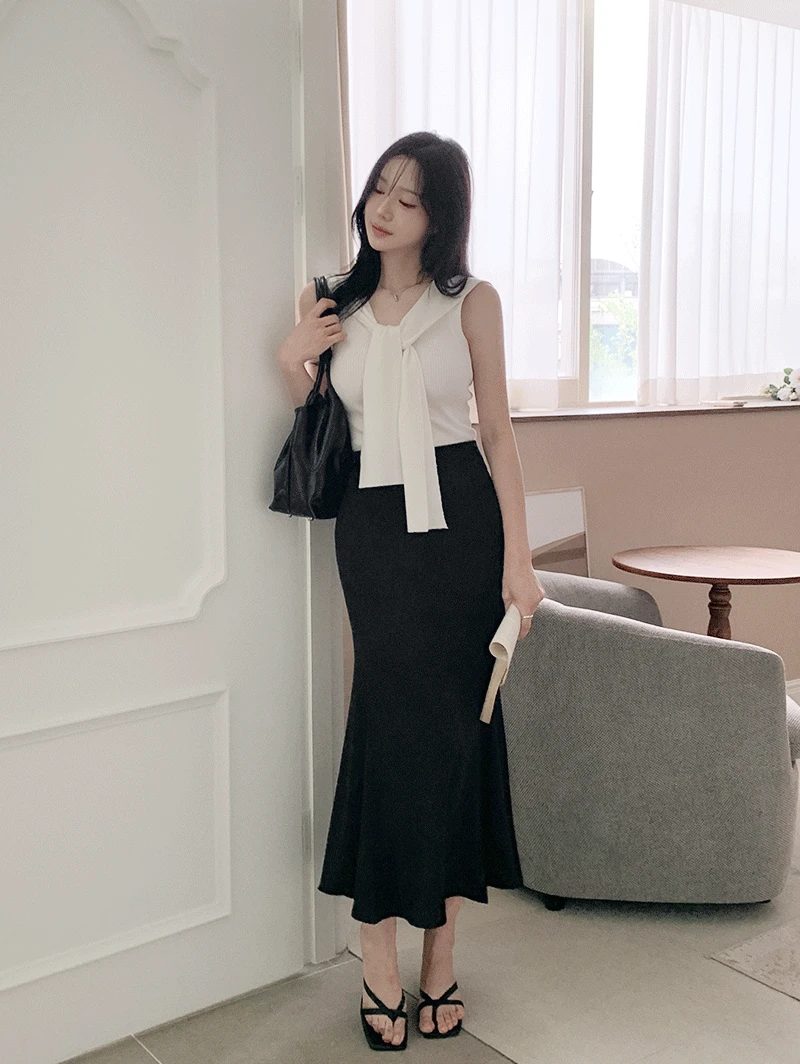 제니스 머메이드 플레어 롱스커트