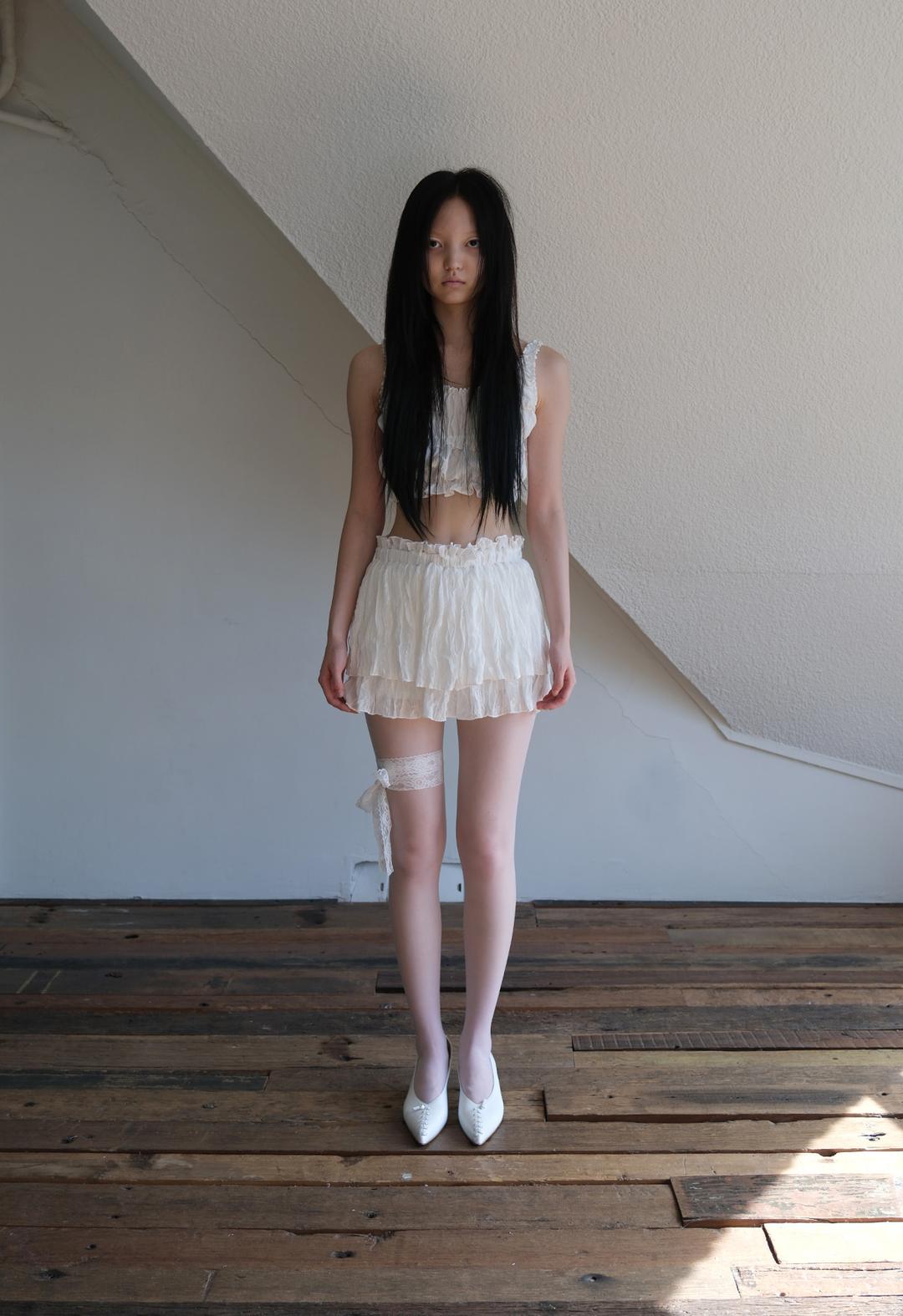 Linkle Cancan Mini Skirt, 2color
