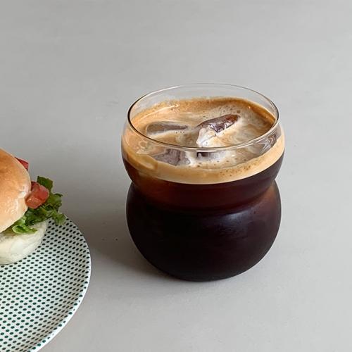 BINGBONG 내열 유리컵 2단 430ml