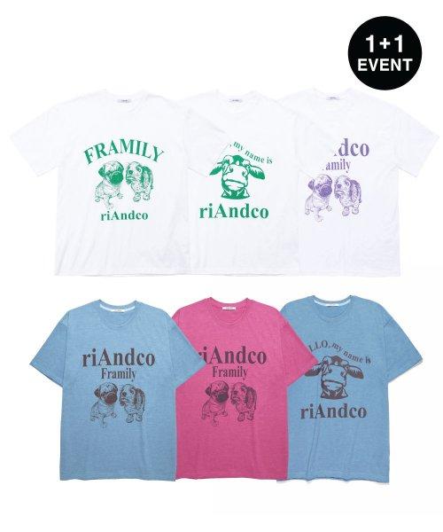 [패키지]Framily T-SHIRT (크롭 사이즈 포함)