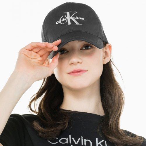 차콜 CKJ 모노그램 엠브로이더리 볼캡 HX0263 032