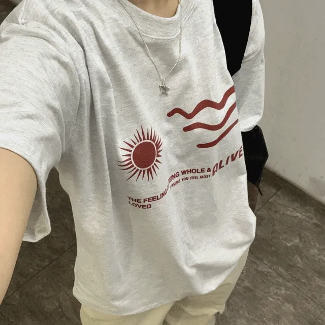 [바로배송/MD 추천!] 오션 선셋 반팔 T (3 color)