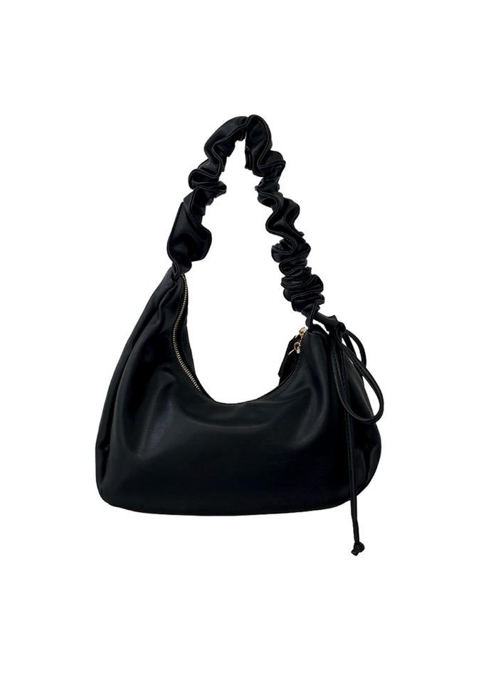 [주문폭주] NO.43 BLACK WAVE HOBO BAG
