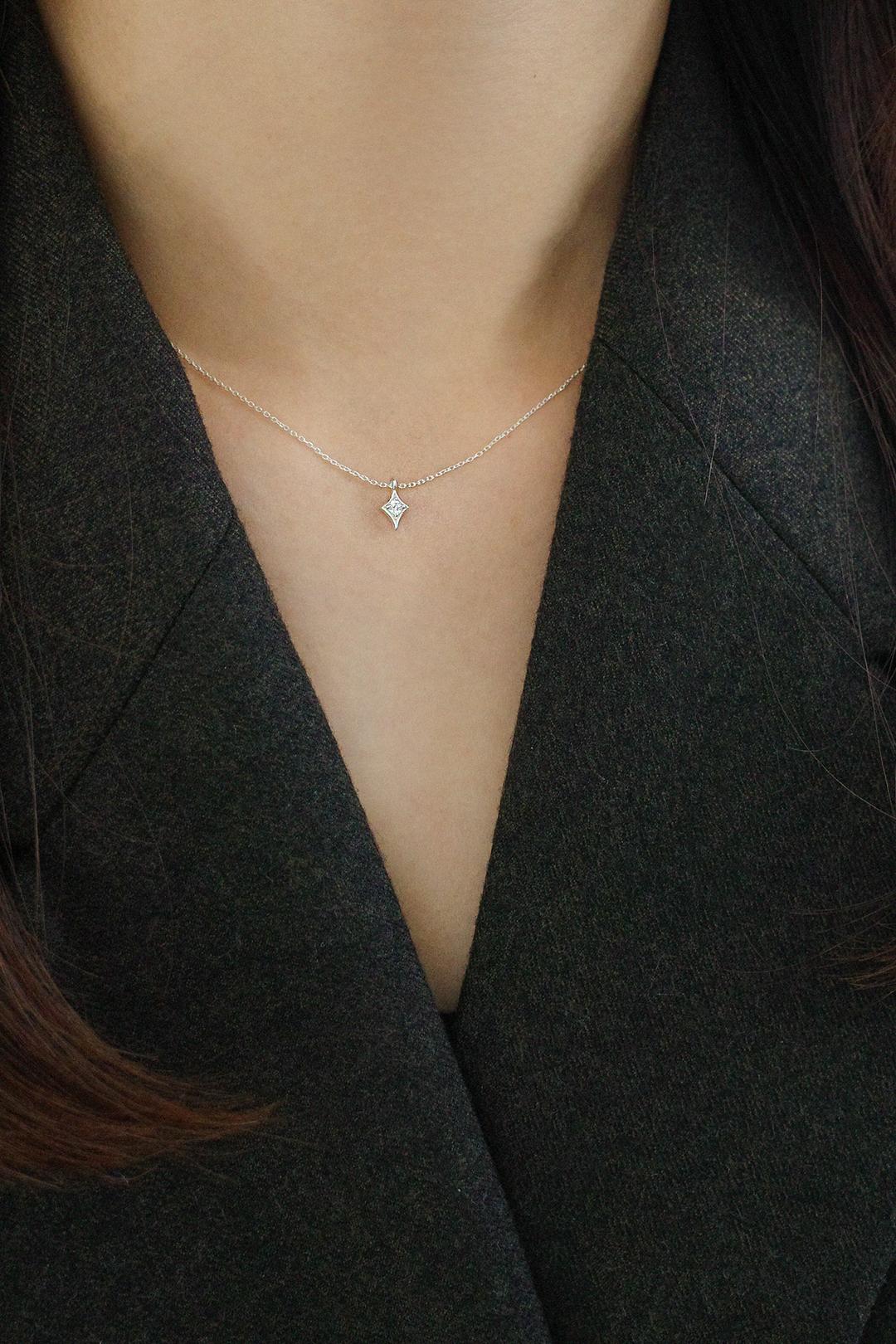 *5차 재입고* (925) Pluto Necklace (2colors)