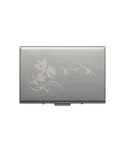 Flower Metal Card Wallet [SILVER]