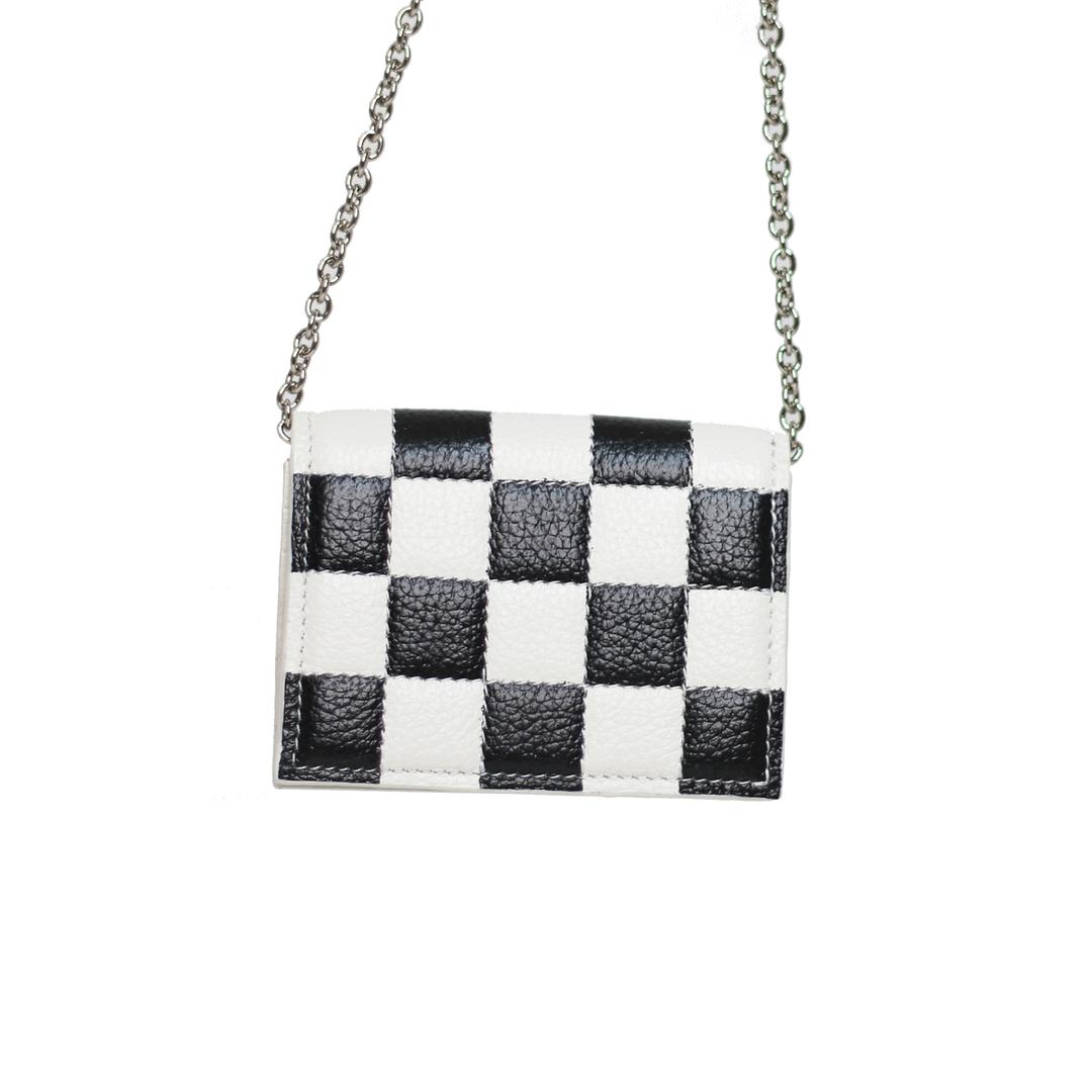 check wallet - black x white