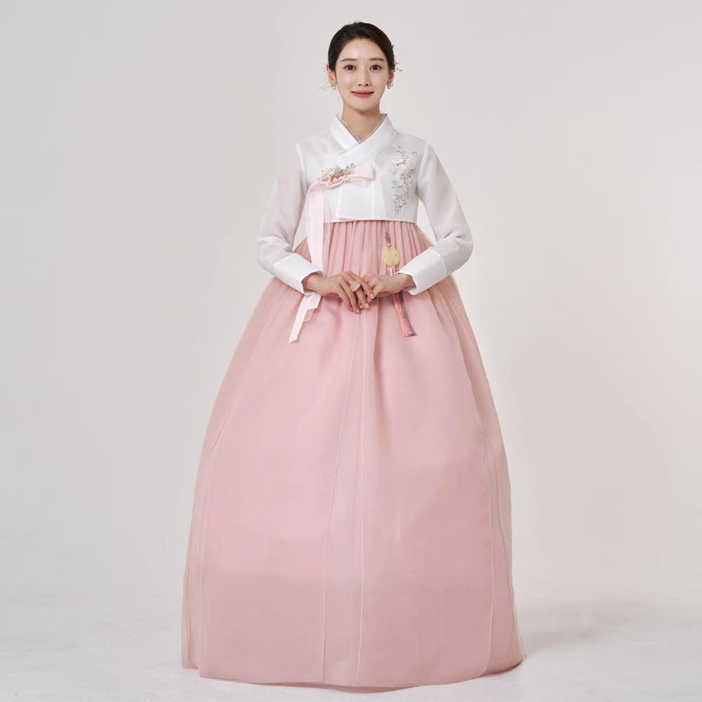 민한복 539번 고급 혼주 여성 결혼식 하객 성인 여자 단아한 전통 맞춤 한복