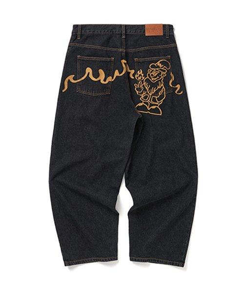 DWARF DENIM PANTS (BLACK)