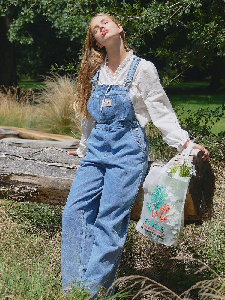 [1차:5/27 2차:5/30 순차배송] BORONIA Overall Denim Pants(보로니아)_BLUE