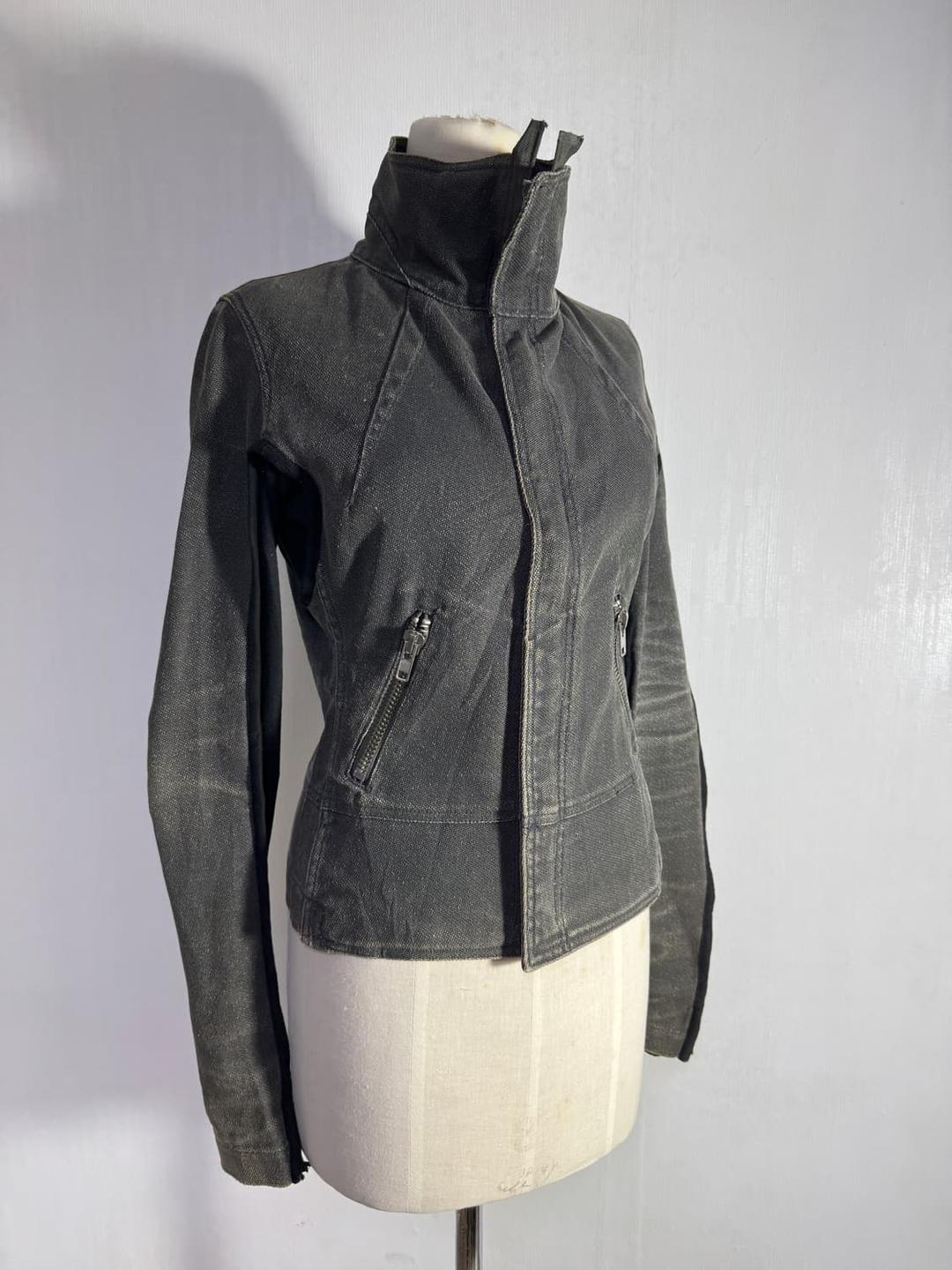 Jungle cat 하이넥 집업 자켓 y2k 밀리터리 바이커 스트릿 | 후루츠패밀리