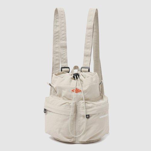 엄브로(UMBRO)  3WAY 경량 미니 백팩 (5L) 베이지 그레이(UP123CBP15) - 사이즈 & 후기 | 무신사