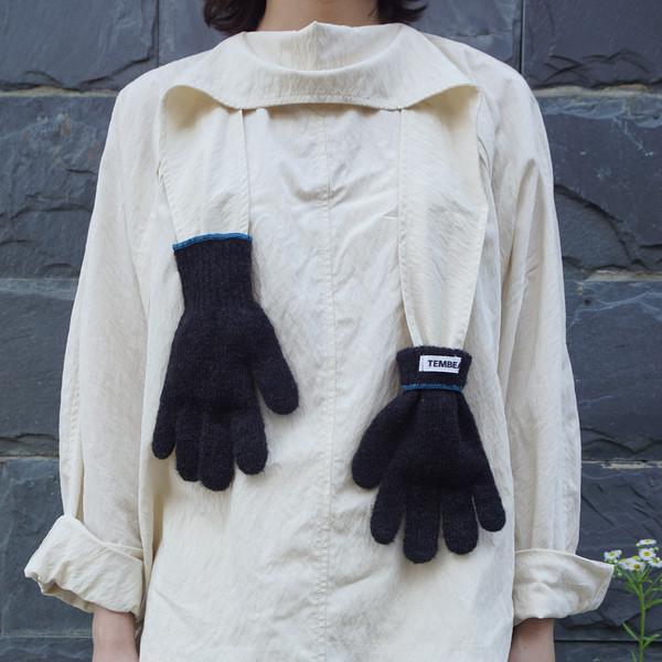 Gunte Glove - mid charcoal