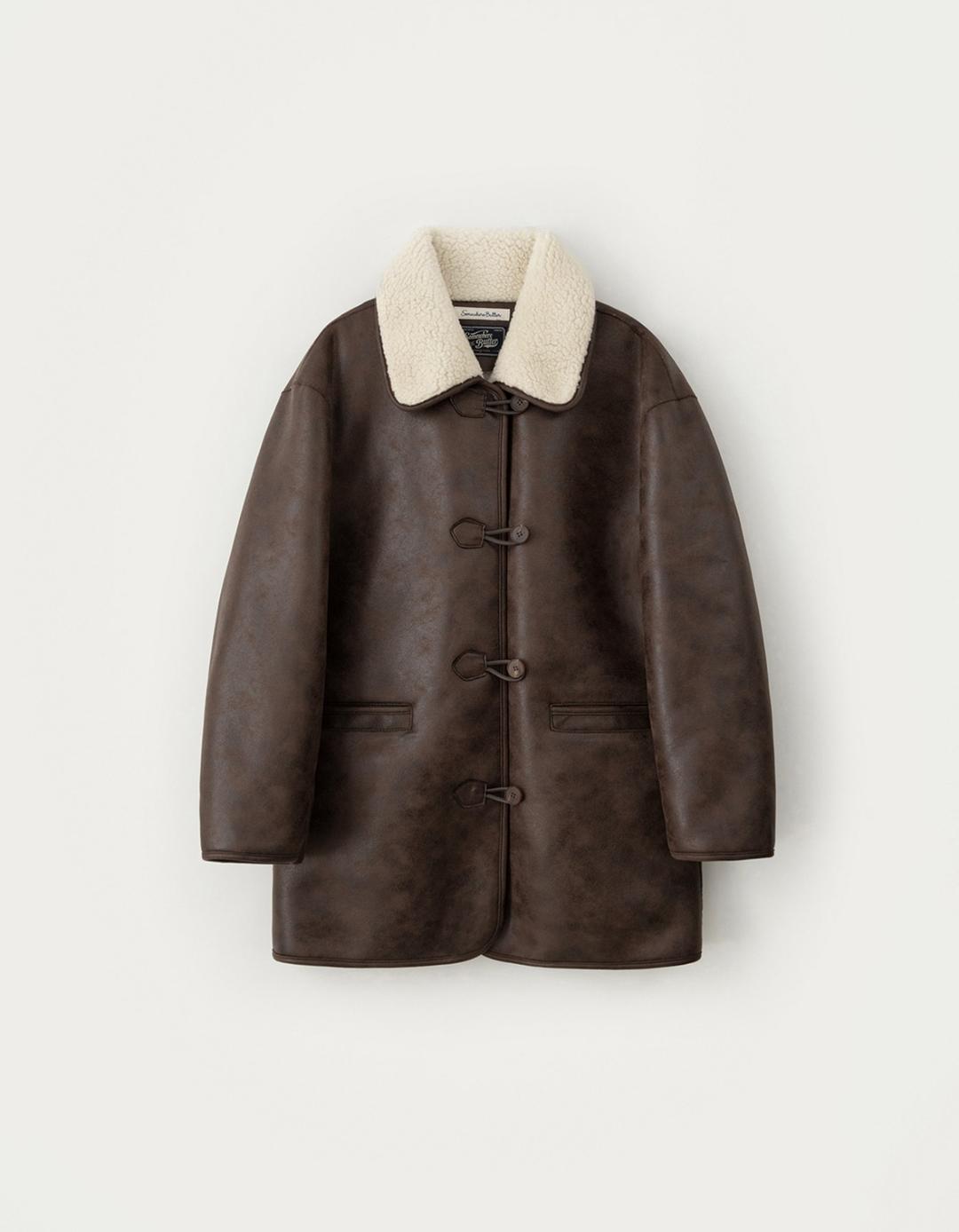 12.19 출고 Vintage Shearling Mustang - Dark Brown