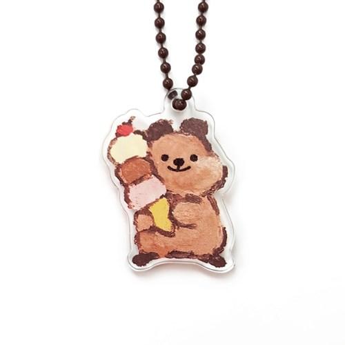 [차냐]아이스크림 쿼카 키링