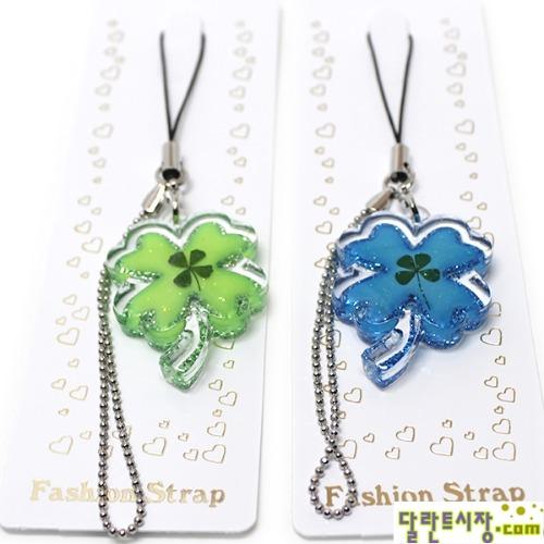 3000 New 야광 네잎클로버 핸드폰줄(슬림체인)