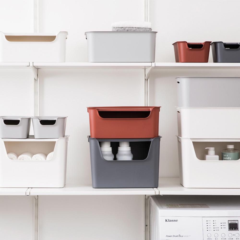 [국내생산] 펜트리 수납함 정리함 플라스틱 팬트리 수납함 기저귀정리함