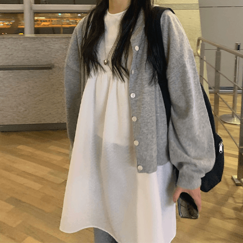 바운 스프링 가디건