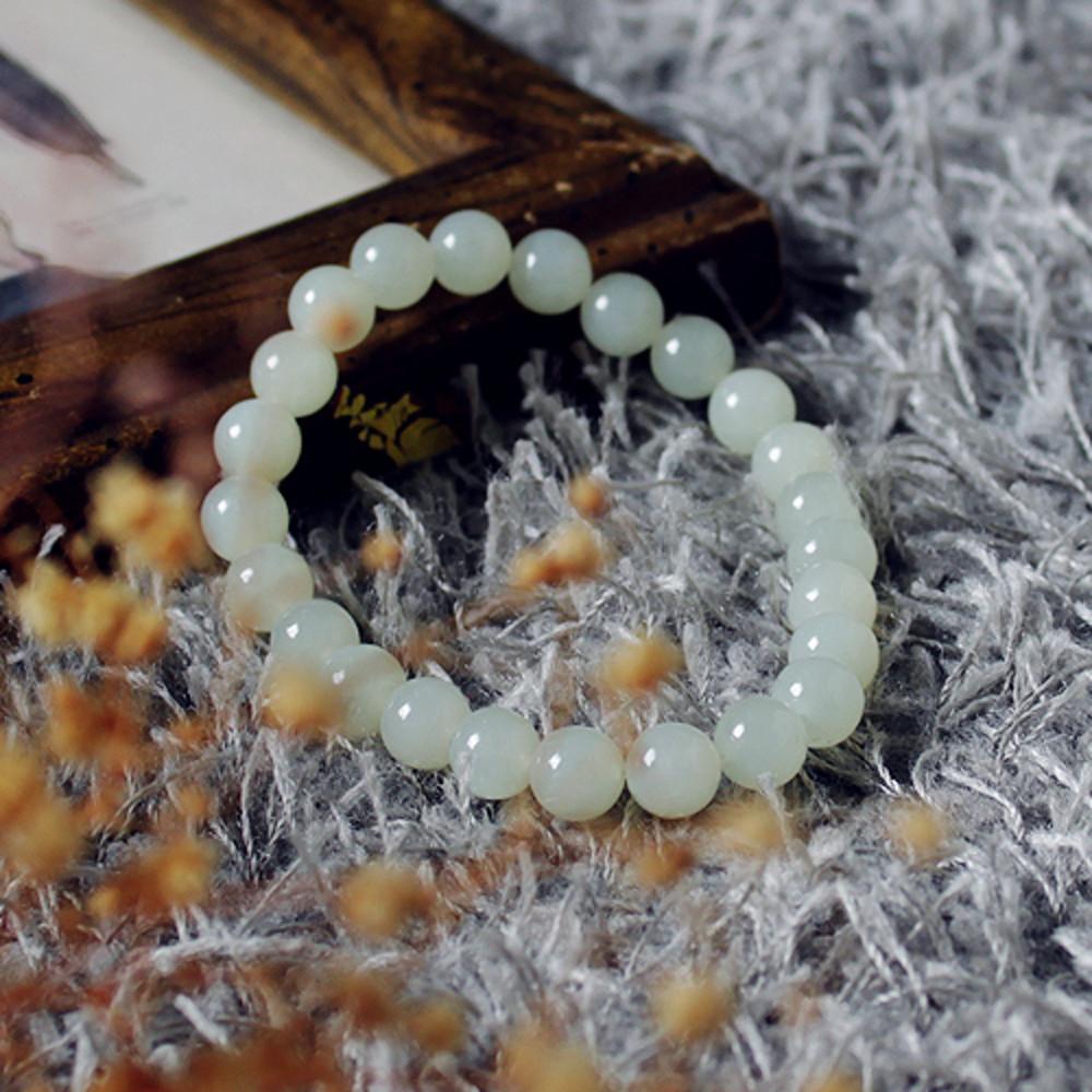 제이드유 프리미엄 춘천옥 / 한줄 옥팔찌