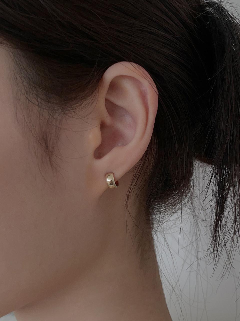 [당일 발송] 14k 모브 원터치 귀걸이