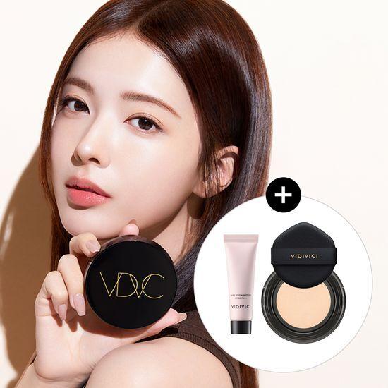 [품절대란/단독기획] 비디비치 롱웨어 스킨 핏 쿠션 리필 기획 (+스킨일루미네이션10ml 증정) 3종 택1