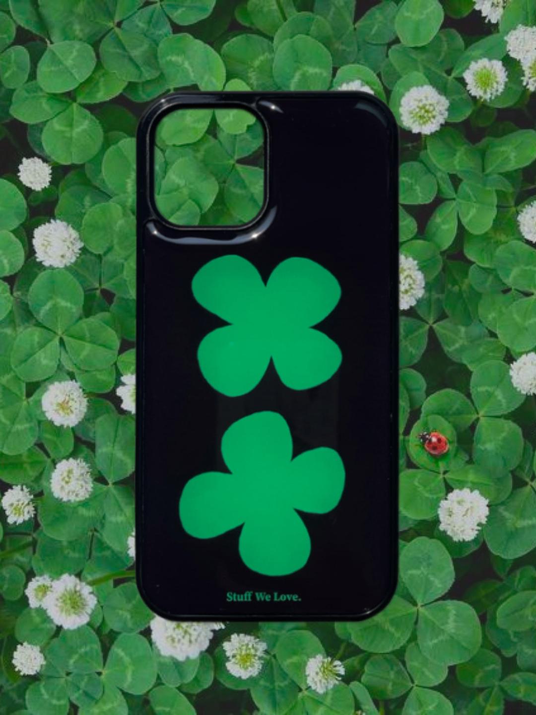 버니스 클로버 그린 에폭시 케이스 Bunny's Clover Green